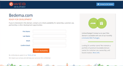 Desktop Screenshot of bedema.com
